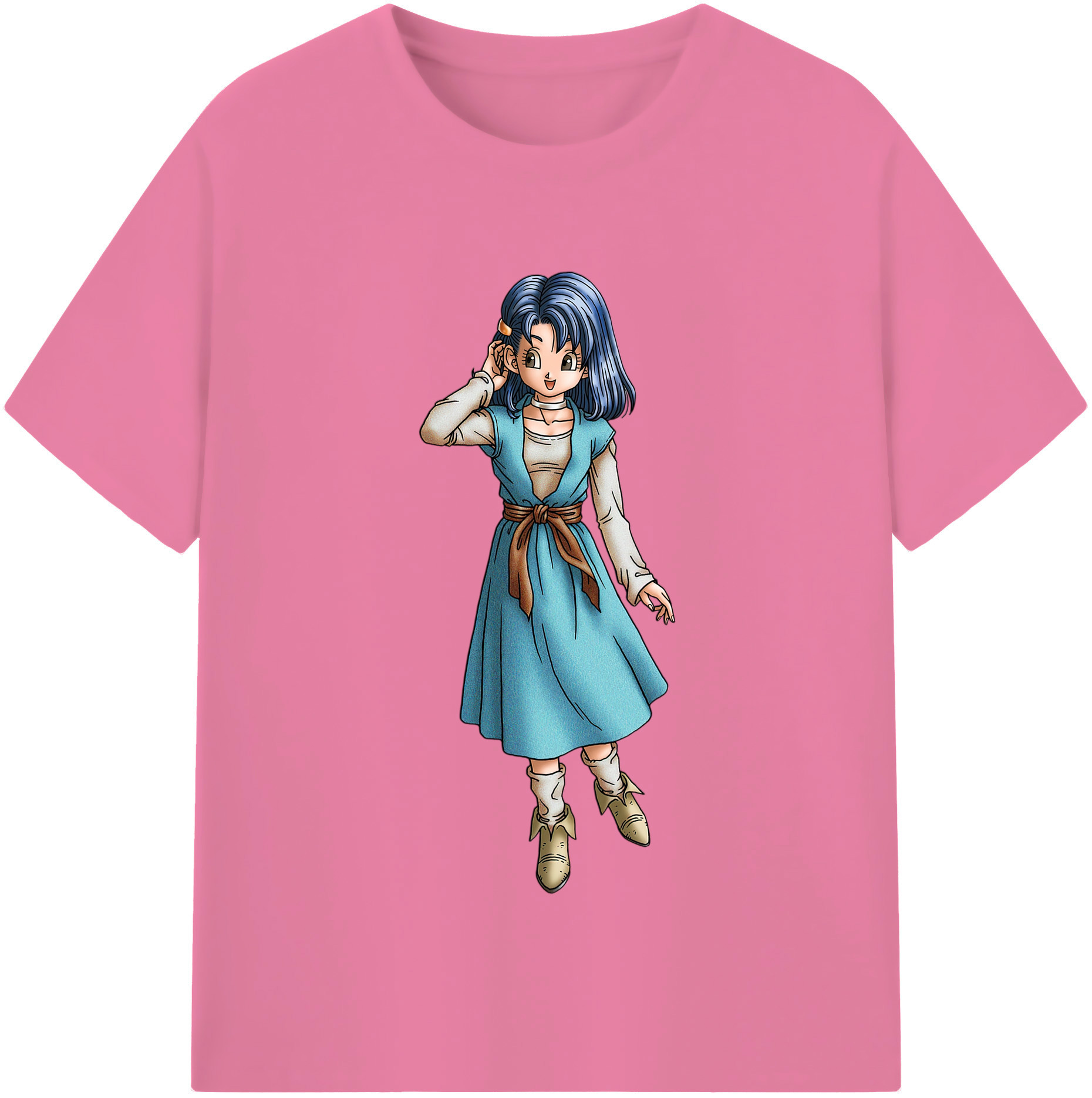 （画像用） ドラゴンクエスト Doragon Kuesuto Dragon Quest 綿100％半袖Tシャツ（フロントプリント）